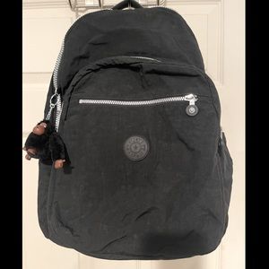 Kipling Seoul Extra Large XL Black Backpack